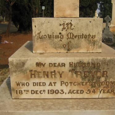 TREVOR Henry -1903