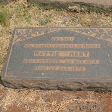 THART Mattie nee VAN HEERDEN 1912-1938