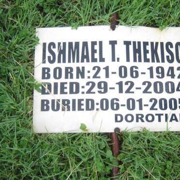 THEKISO Ismael T. 1942-2004