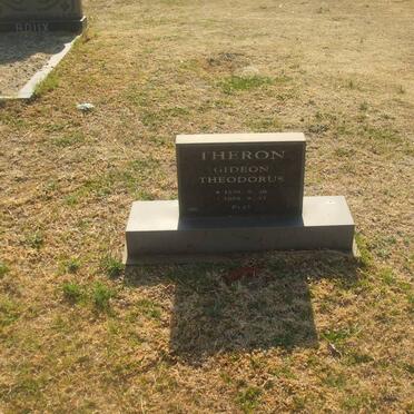 THERON Gideon Theodorus 1939-1984