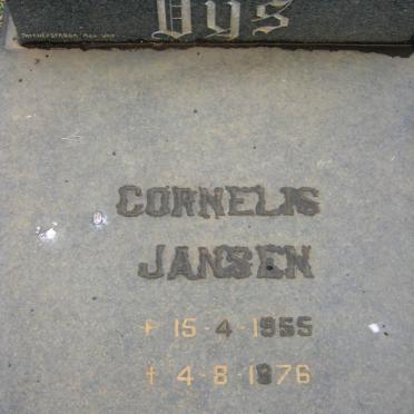 UYS Cornelis Jansen 1955-1976