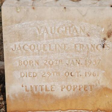 VAUGHAN Jaqueline Francis 1957-1961