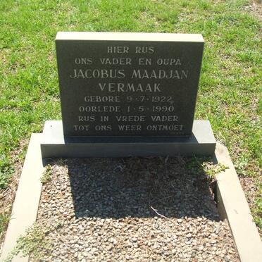 VERMAAK Jacobus Maadjan 1922-1990