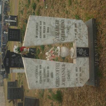 VENTER Christoffel Johannes 1927-1999 &amp; Elizabeth Catharina ELBY 1935-2003