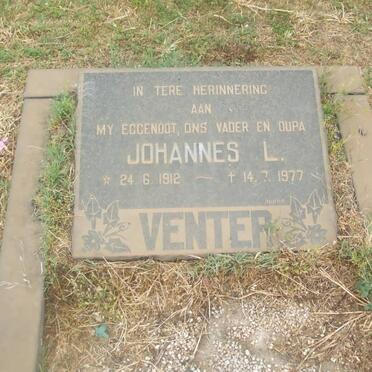 VENTER Johannes L. 1912-1977