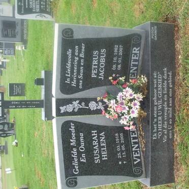 VENTER Susarah Helena 1918-2005 :: VENTER Petrus Jacobus 1962-2007
