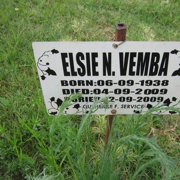 VEMBA Elsie N. 1938-2009