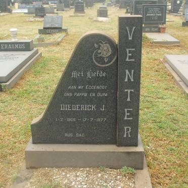 VENTER Diederick J. 1906-1977