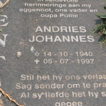 VENTER Andries Johannes 1940-1997