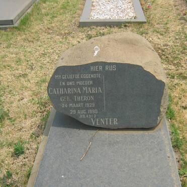 VENTER Catharina Maria nee THERON 1929-1990