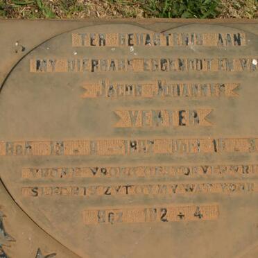 VENTER Jacob Johannes 1892-1941