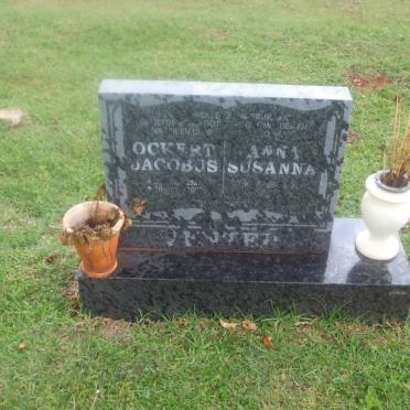 VENTER Ockert Jacobus 1927-200? &amp; Anna Susanna 19??-