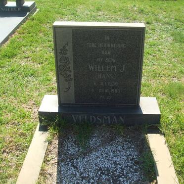 VELDSMAN Willem J. 1939-1988