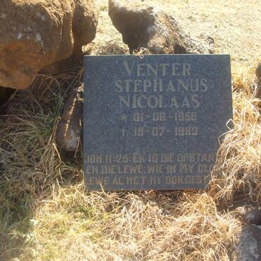 VENTER Stephanus Nicolaas 1958-1983