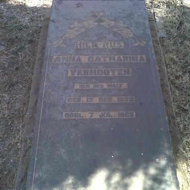 VERMOOTEN Anna Catharina nee VAN DER WALT 1882-1969