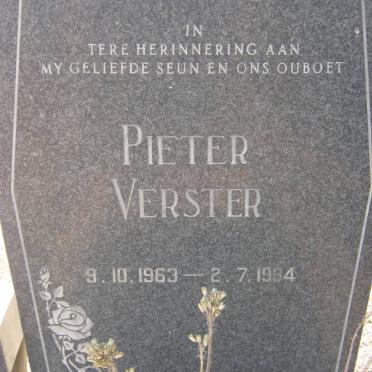 VERSTER Pieter 1963-1994