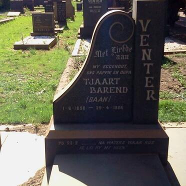 VENTER Tjaart Barend 1890-1966
