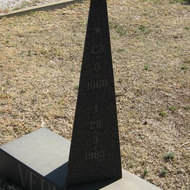 VERMAAK Phillupus Hermanus 1960-1983