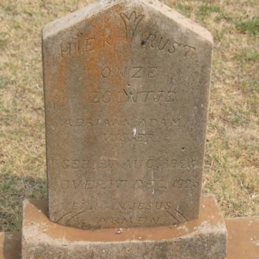 VISSER Adriaan Adam 1925-1925