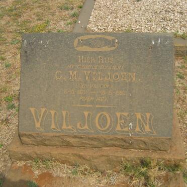 VILJOEN C.M. nee VILJOEN 1878-1950