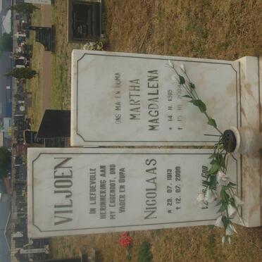 VILJOEN Nicolaas 1913-2000 &amp; Martha Magdalena 1915-2004