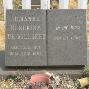 VILLIERS Johanna Hendrina, de 1901-1982
