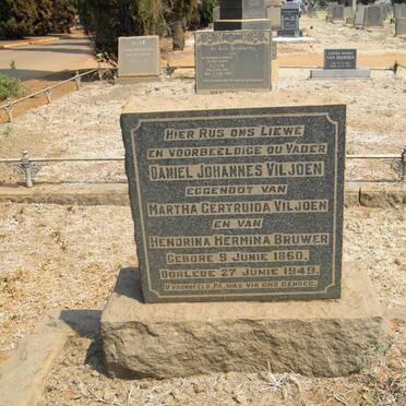 VILJOEN Daniel Johannes 1860-1949