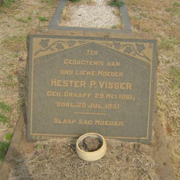 VISSER Hester P. nee GRAAFF 1861-1951