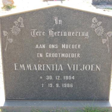 VILJOEN Emmarentia 1904-1986