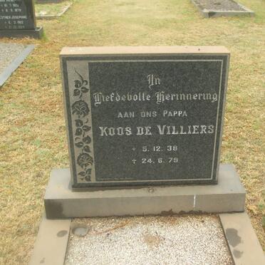 VILLIERS Koos, de 1938-1979