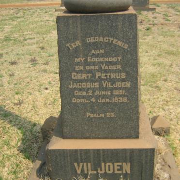 VILJOEN Gert Petrus Jacobus 1891-1938