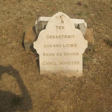 VORSTER Carel 1904-