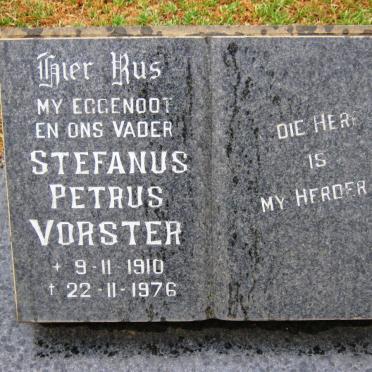 VORSTER Stefanus Petrus 1910-1976