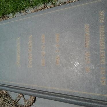 VORSTER Johannes Lodewikus 1906-1990 &amp; Anna Dorothea 1912-2005