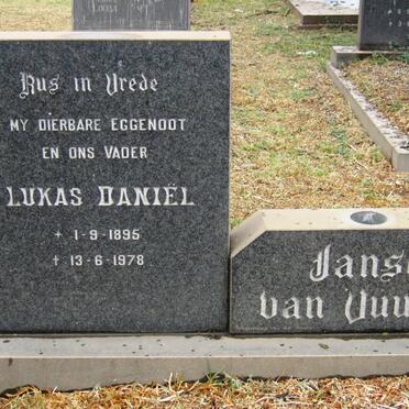 VUUREN Lukas Daniël, Janse van 1895-1978