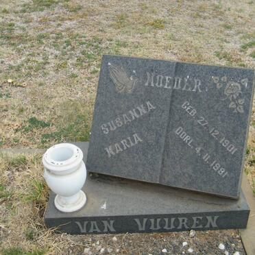 VUUREN Petrus Johannes, van 1892-1983 &amp; Susanna Maria 1901-1981 