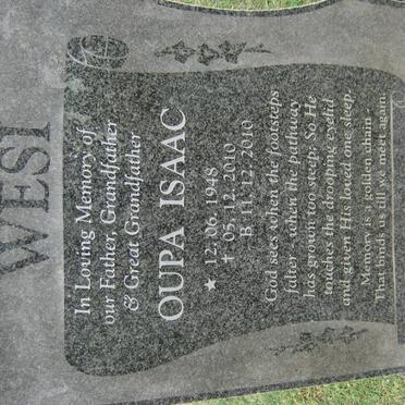 WESI Oupa Isaac 1948-2010
