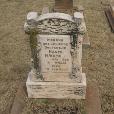 WEYERS Naomi M. 1924-1925