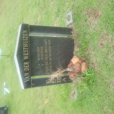 WESTHUIZEN Ella, van der 1939-2008