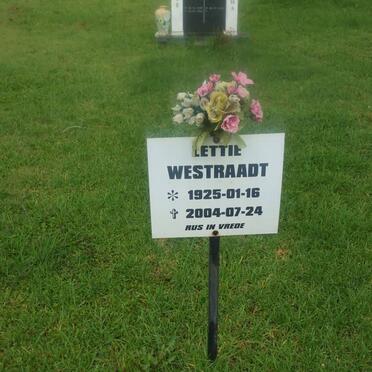 WESTRAADT Lettie 1925-2004