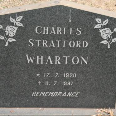 WHARTON Charles Stratford 1920-1987