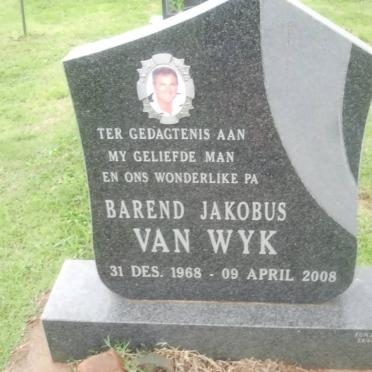 WYK Barend Jacobus, van 1968-2008