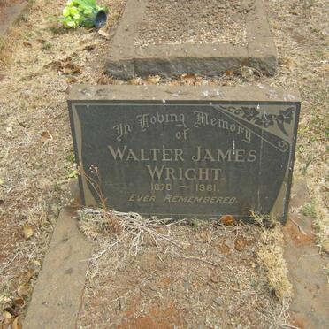 WRIGHT Walter James 1876-1961
