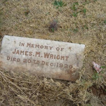 WRIGHT James M. -1920