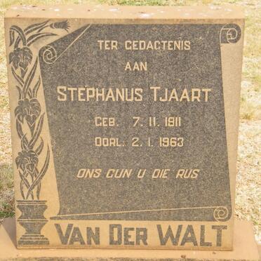 WALT Stephanus Tjaart, van der 1911-1963