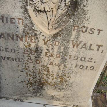 WALT Sannie, v.d. 1902-1919