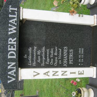 WALT Johannes Petrus, van der 1944-2002