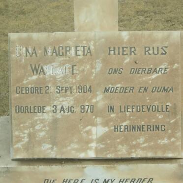 WALLACE Dina Magrieta 1904-1970