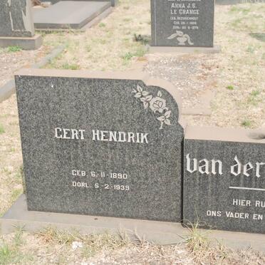 WALT Gert Hendrik, van der 1890-1939 &amp; Johanna Catharina JANSE VAN VUUREN 1891-1975