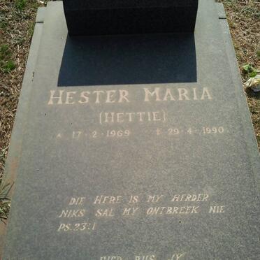 WALT Hester Maria, van der 1969-1990